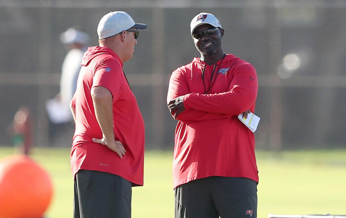 Bucs Gm Jason Licht And Head Coach Todd Bowles