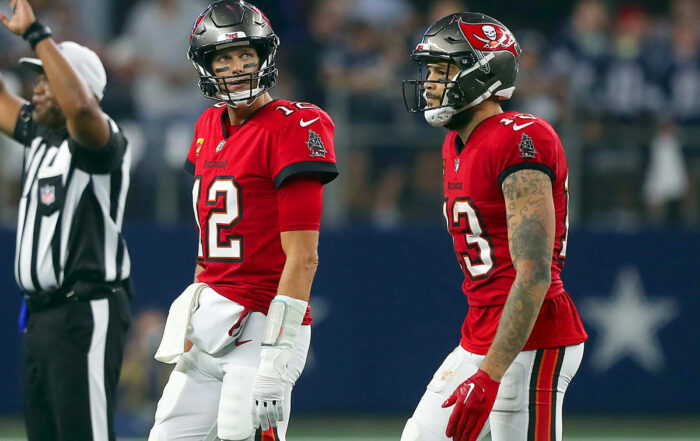 Bucs Qb Tom Brady And Wr Mike Evans