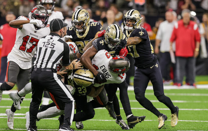 Bucs Wr Mike Evans And Saints S Marcus Maye
