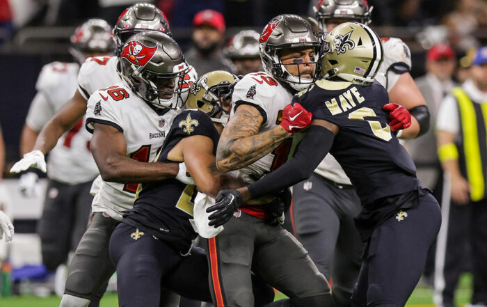 Bucs Wr Mike Evans And Saints S Marcus Maye