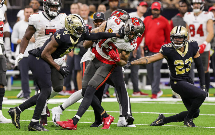 Bucs Wr Mike Evans And Saints S Marcus Maye
