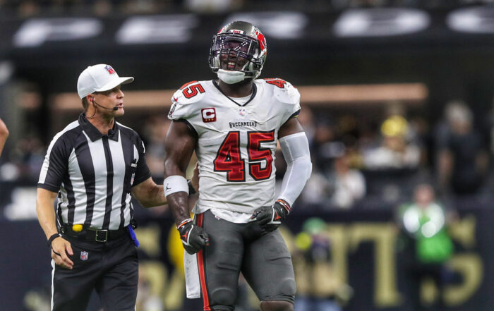 Bucs Ilb Devin White – Photo By: Cliff Welch/Pr