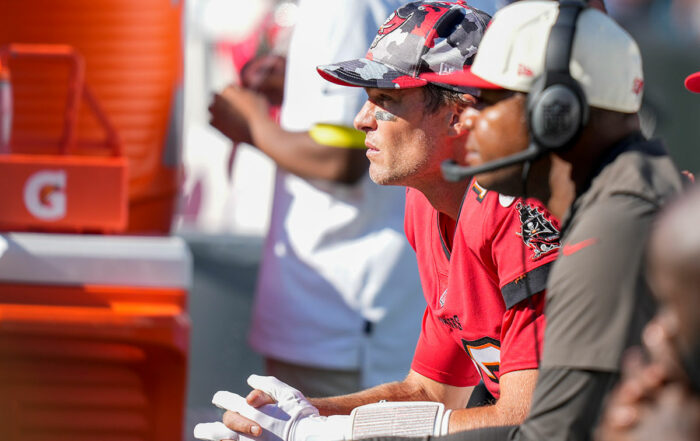 Bucs Qb Tom Brady And Oc Byron Leftwich