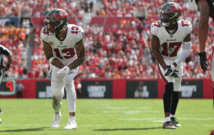 Bucs Wrs Mike Evans And Russell Gage