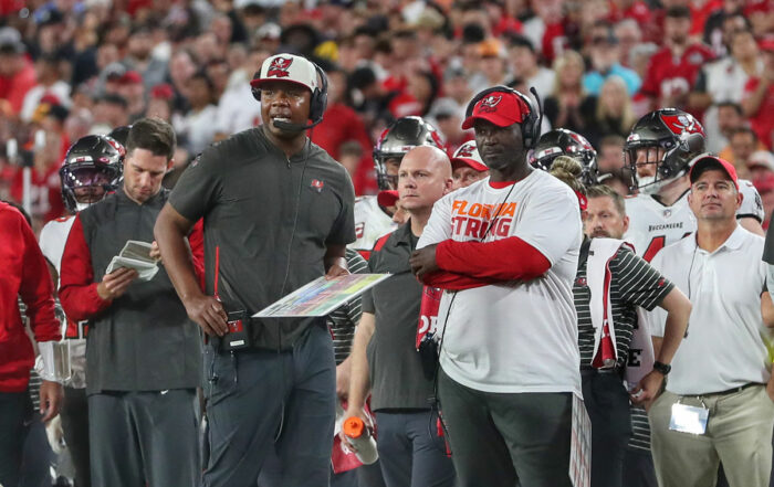 Bucs Oc Byron Leftwich And Hc Todd Bowles