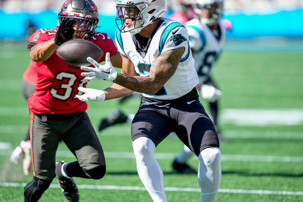 Panthers Wr D.j. Moore And Db Antoine Winfield Jr.