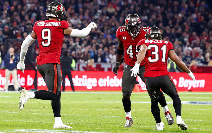 Bucs Ilb Devin White, S Antoine Winfield Jr. And Joe Tryon-Shoyinka