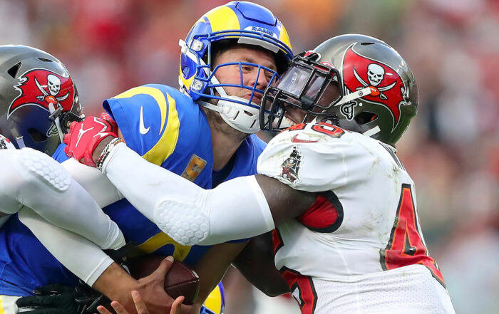 Bucs Lb Devin White And Rams Qb Matthew Stafford