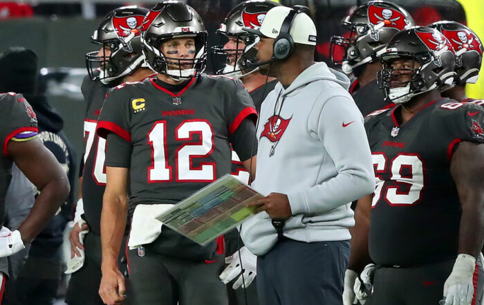 Bucs Qb Tom Brady And Oc Byron Leftwich