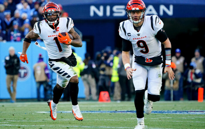Bengals Wr Ja'Marr Chase And Qb Joe Burrow