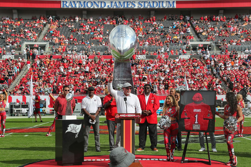 Bucs Legend Bruce Arians Joins Pewter Report Podcast Tomorrow At 4 Pm Et 2 Ring Of Honor Coach Bruce Arians