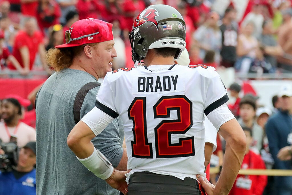 Bucs C Ryan Jensen And Qb Tom Brady