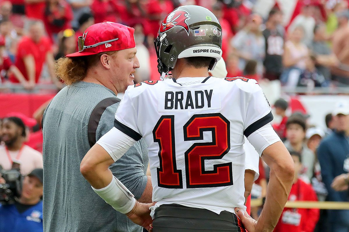 Bucs C Ryan Jensen And Qb Tom Brady