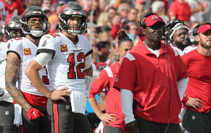 Bucs Qb Tom Brady And Hc Todd Bowles