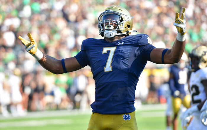 Notre Dame Edge Isaiah Foskey Bucs Senior Bowl