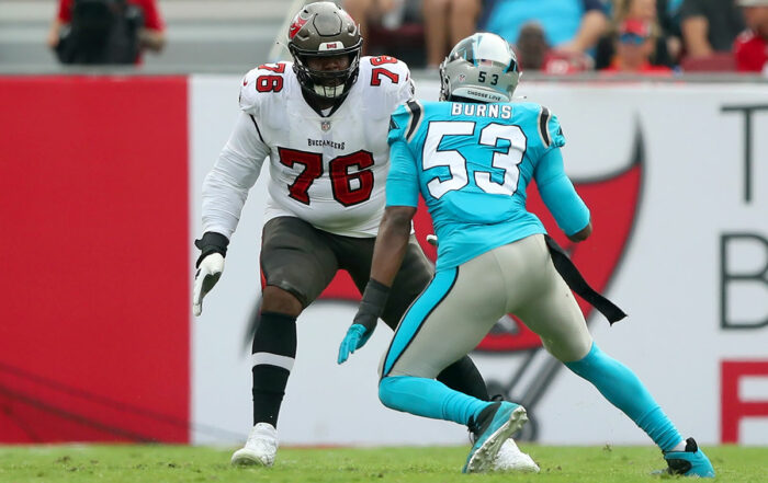 Bucs Lt Donovan Smith And Panthers Olb Brian Burns