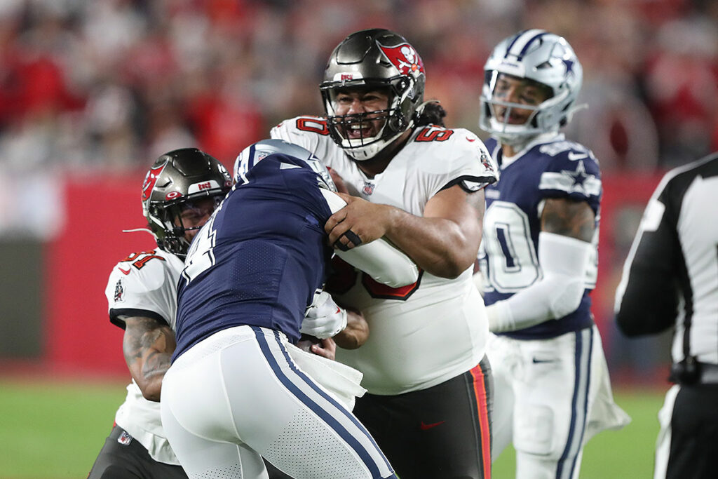 Bucs Dt Vita Vea And Cowboys Qb Dak Prescott