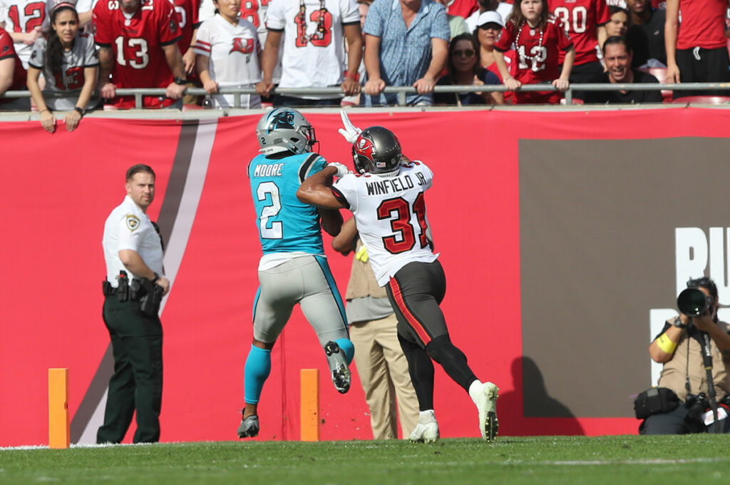 Bucs S Antoine Winfield Jr. And Panthers Wr Dj Moore