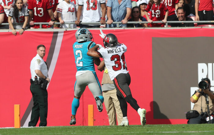 Bucs S Antoine Winfield Jr. And Panthers Wr Dj Moore
