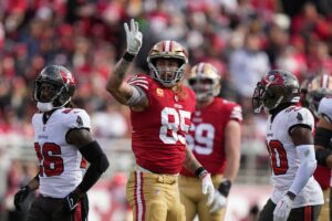 Top Standouts From Nfl Combine Day 3 - Qb, Wr, Te 4 49Ers Te George Kittle