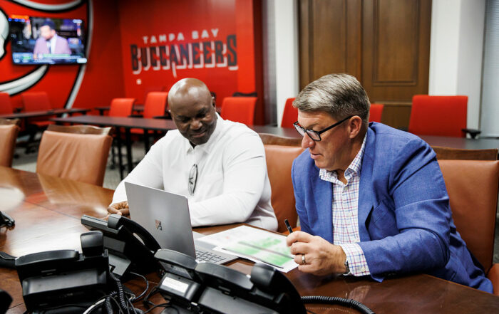 Bucs Head Coach Todd Bowles And Gm Jason Licht Draft Bucs Draft Bucs Mock Draft