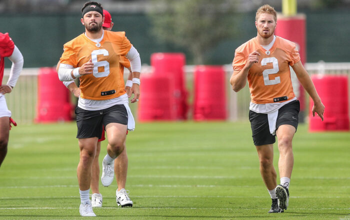 Bucs Qbs Baker Mayfield And Kyle Trask