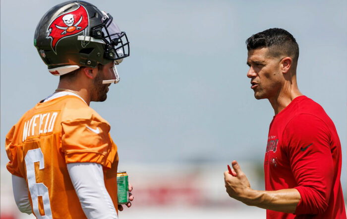 Bucs Qb Baker Mayfield And Oc Dave Canales