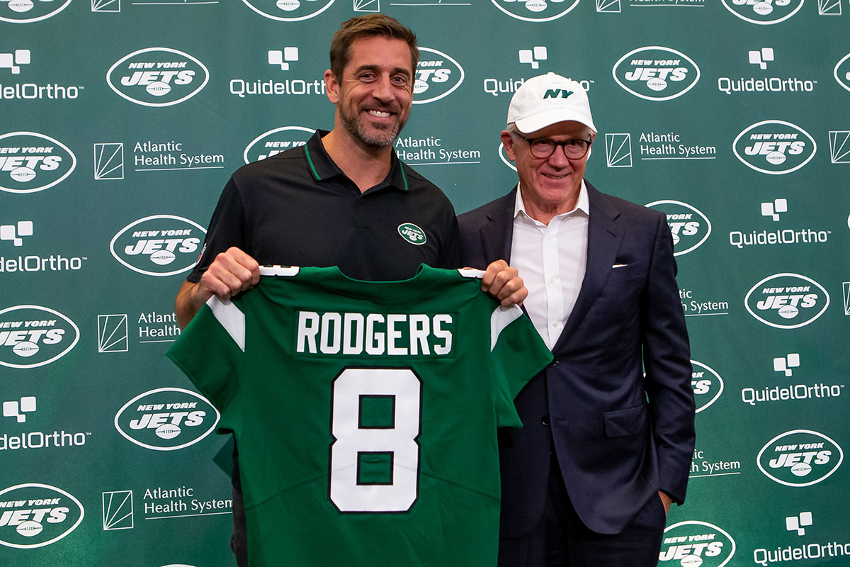 Jets Qb Aaron Rodgers Bucs Preseason