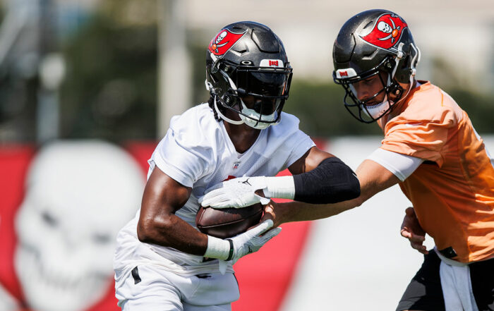 Bucs Rb Rachaad White And Qb Kyle Trask