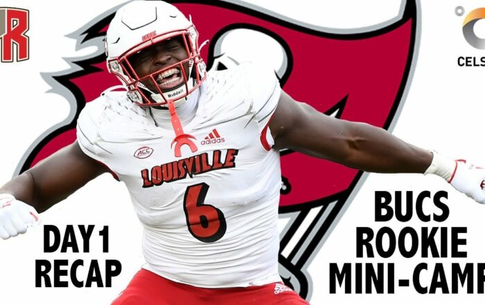 Bucs Rookie Mini Camp Day 1 Reca