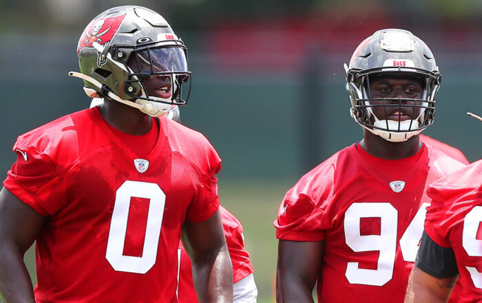 Bucs Olb Yaya Diaby And Dt Calijah Kancey