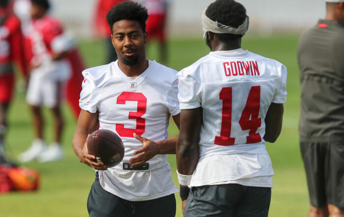 Bucs Wrs Russell Gage And Chris Godwin