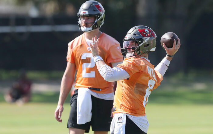 Bucs Qbs Baker Mayfield And Kyle Trask