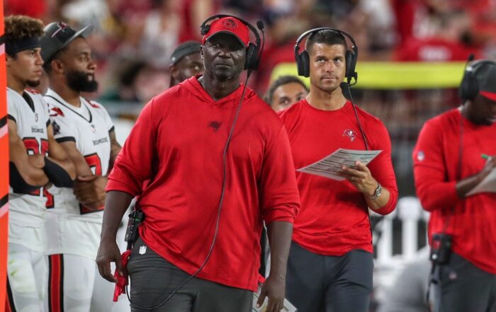 Bucs Head Coach Todd Bowles And Oc Dave Canales