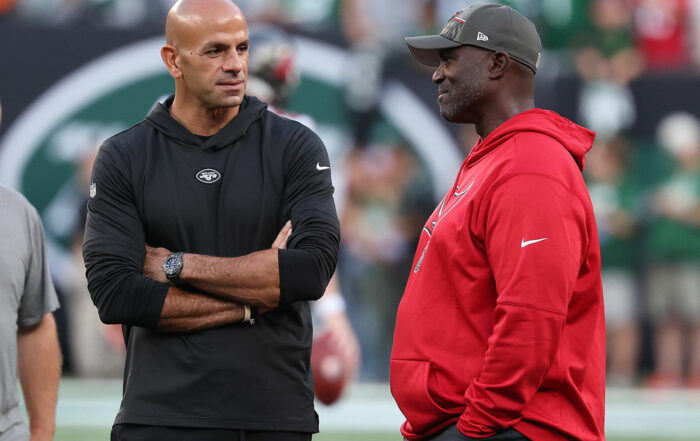 Jets Hc Robert Salah And Bucs Hc Todd Bowles