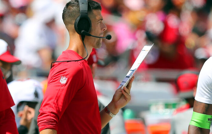 Bucs Oc Dave Canales - Photo By: Cliff Welch P/R