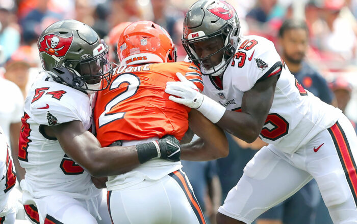 Bucs Lb Lavonte David And Cb Jamel Dean And Bears Wr Dj Moore