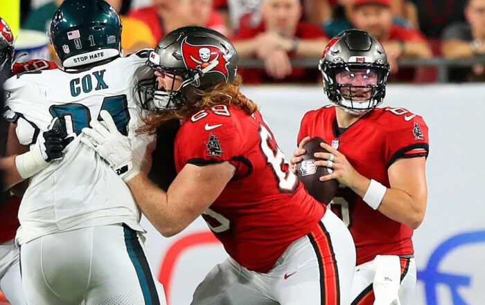 Bucs Rg Cody Mauch And Qb Baker Mayfield