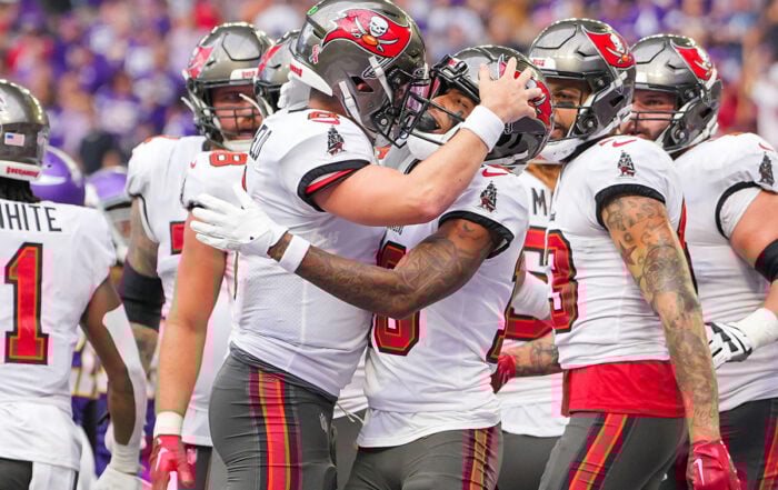 Bucs Qb Baker Mayfield And Wr Trey Palmer