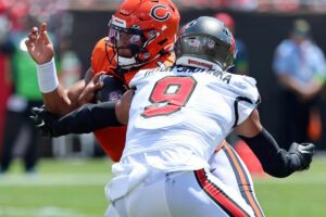 Bucs Named As Potential Landing Spot For Free Agent Pass Rusher 2 Bucs Olb Joe Tryon-Shoyinka And Bears Qb Justin Fields