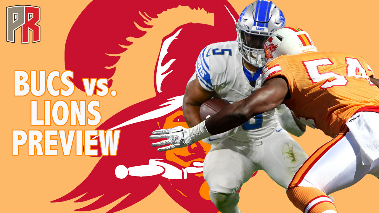 Pewter Report Podcast Bucs vs. Lions Preview