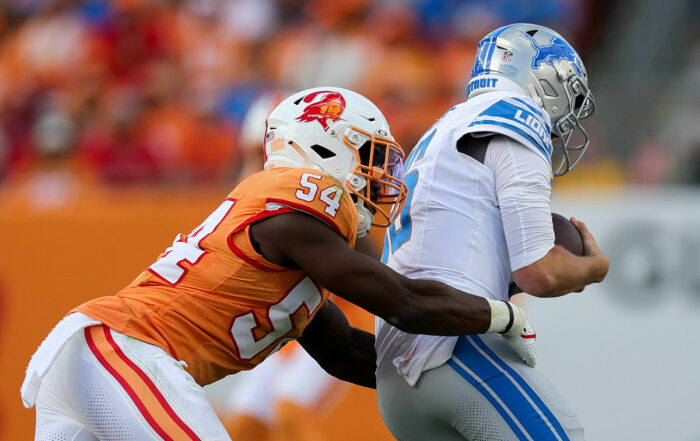 Bucs Ilb Lavonte David And Lions Qb Jared Goff