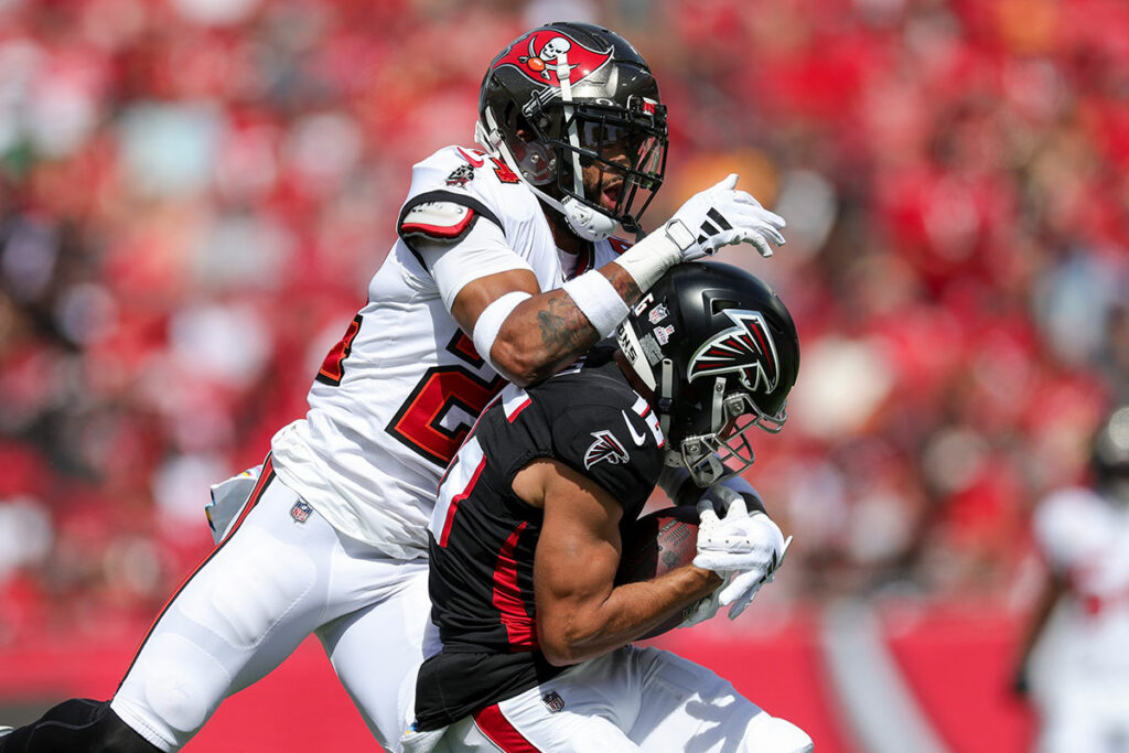Bucs Cb Carlton Davis Iii And Falcons Wr Scotty Miller