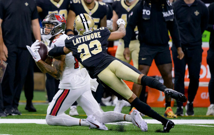 Bucs Wr Mike Evans And Saints Cb Marshon Lattimore