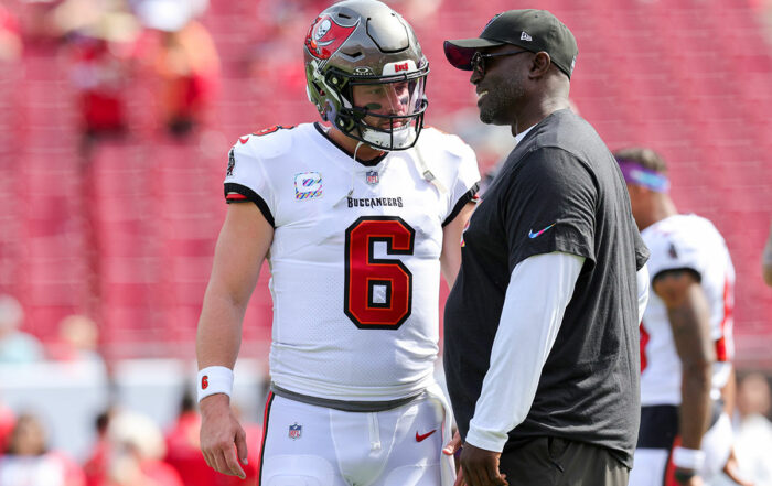 Bucs Qb Baker Mayfield And Hc Todd Bowles