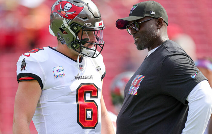 Bucs Qb Baker Mayfield And Hc Todd Bowles