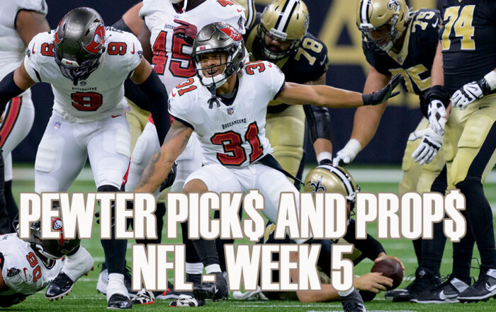 Pewter Picks And Props - Nfl Week 5