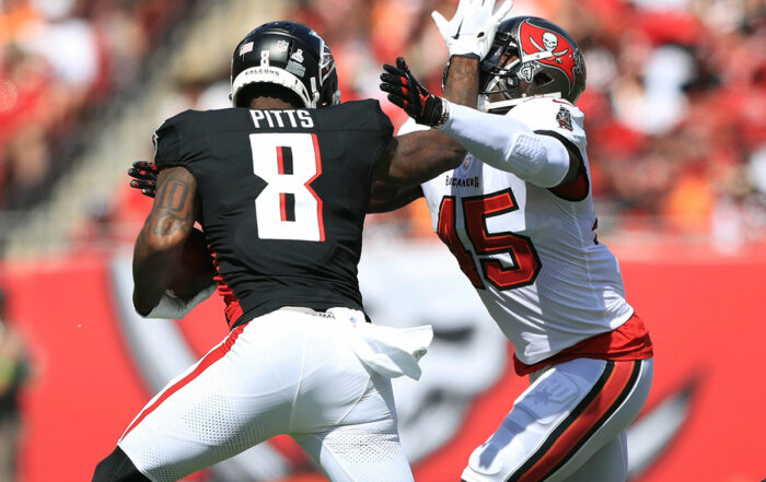 Falcons Te Kyle Pitts And Bucs Ilb Devin White