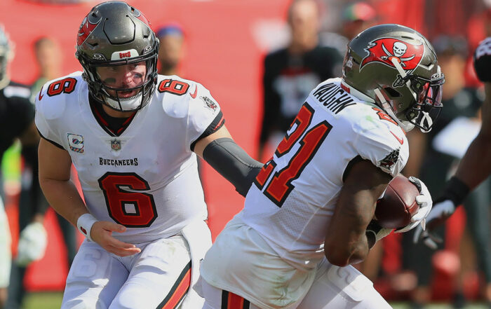 Bucs Qb Baker Mayfield And Rb Ke'Shawn Vaughn