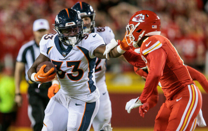 Broncos Rb Javonte Williams Bucs